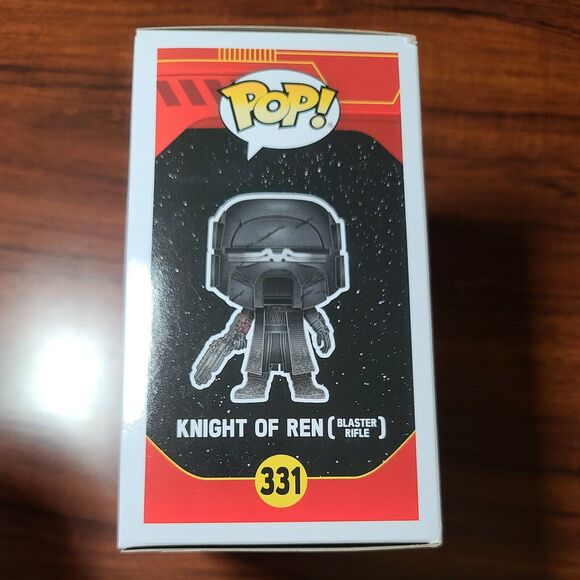 Funko Pop! Star Wars #331- Knight of Ren Hematite Chrome Blaster Rifle - Picture 4 of 6